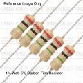 100Pcs 220 Ohm Resistor 220 Ohm Carbon Film Resistor 220 Ohm 1/4W Resistance 0.25 Watt 5% Tolerance Fixed Resistors Passive Components Parts. 