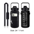 Sport Water Bottle Cover Cellphone Holder Protable Water Bottle Case Sleeve with Strap for Outdoor Hiking Camping Cycling. 