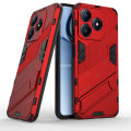 Vantime for Realme C63 / C61 4G Armor Case Kickstand Shockproof Matte Back Hard Cover. 
