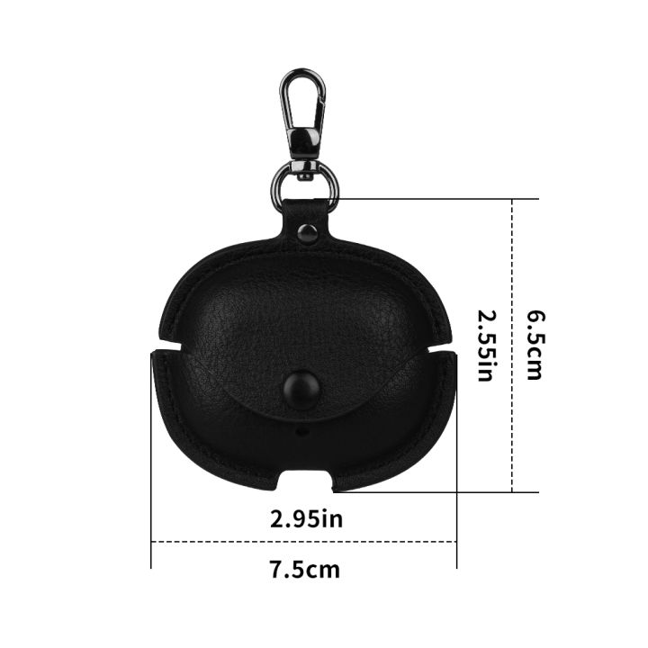 (New)%20For%20Realme%20Buds%20Air%205%20Pro%20Leather%20Earphone%20Protective%20Case%20with%20Hook%20-%20Image%203