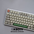 KBDiy KOA Profile Keycap GMK Style Retro 9009 Theme PBT Keycaps For Mechanical Keyboard Gaming KIT Korean 139 Keys ISO Key Cap. 