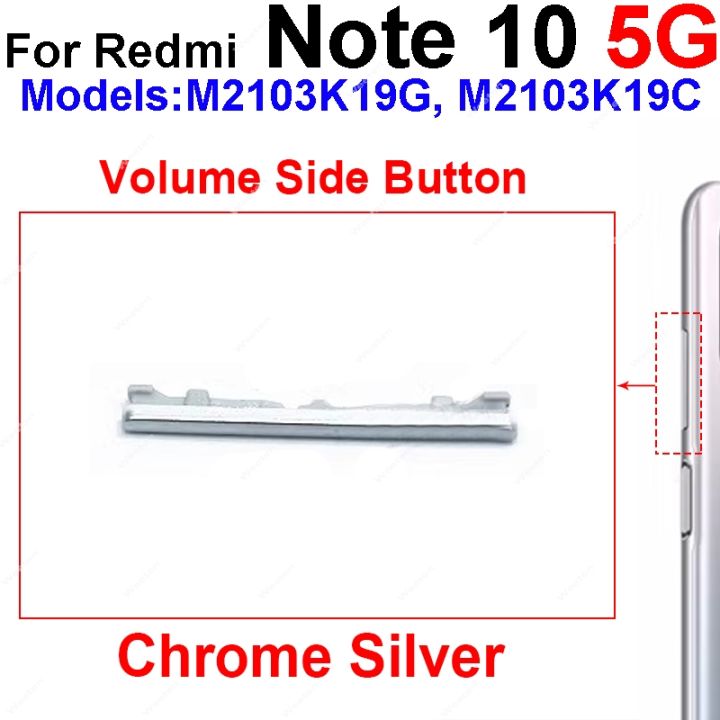 Volume%20Side%20Button%20For%20Xiaomi%20Redmi%20Note%2010%2010s%2010T%20Pro%204G%205G%20Up%20Down%20Volume%20Button%20Power%20Side%20keys%20Repair%20Spare%20Parts%20-%20Image%204