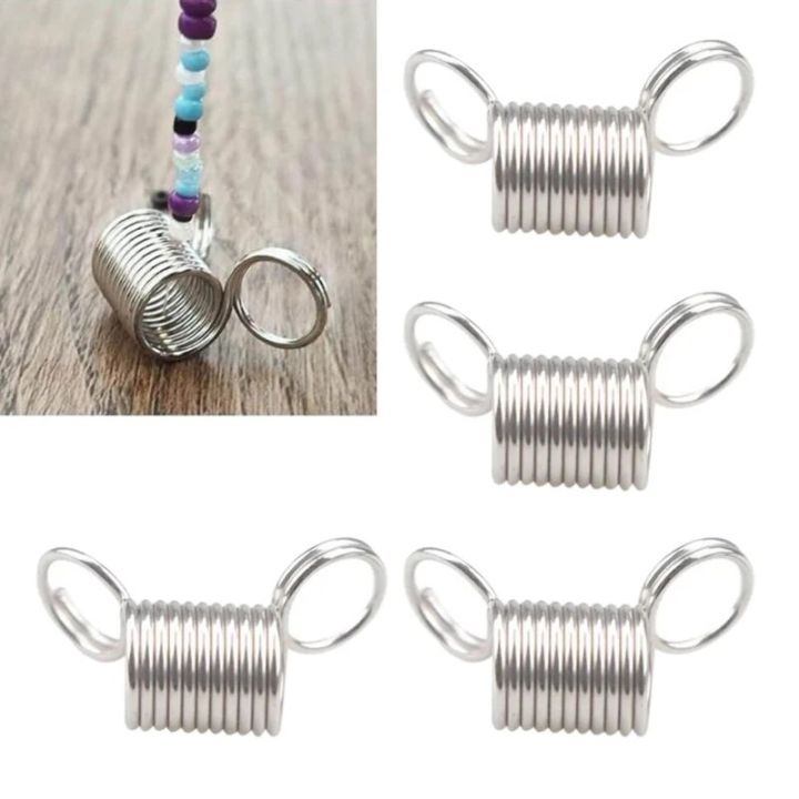 10 Pcs Beads Stopper Mini Spring Clamps Creative Bead Wire Ends