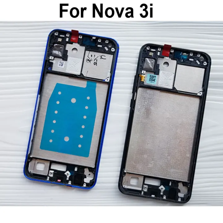 For%20huawei%20nova%203i%20Front%20Bezel%20Frame%20Housing%20Case%20With%20back%20cover%20battery%20cover%20-%20Image%203