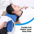 【NEW】 Outdoor Portable Fold Travel Sleep Pillow Camp Tent Pillow Equipment Pillow Comfortable Picnic Beach Camping Inflatable Bla G6X8. 