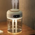 USB Humidifier Diffuser Cool Mist Humidifier With Atmosphere Light 4500Ml For Spa Home Office.