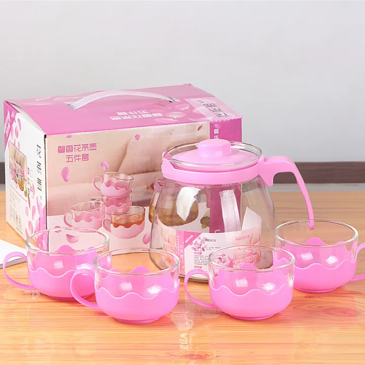 Wholesale%20heatproof%20glass%20tea%20set%20creative%20bubble%20teapot%20flower%20teapot%20five-piece%20set%20of%20event%20gifts%20silk%20screen%20logo%20-%20Image%203