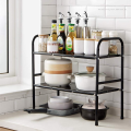 Kitchen Rack Extendible Under Sink Storage Rack Cooker Pot Pan Holder Cabinet Organizer Kitchen Organizer.