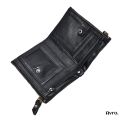 Avro Premium 100% Genuine Cow Leather Double Zipper Money Bag For Men Stylish Export Quality Wallet For Men. 