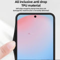 PlusCase for Samsung Galaxy S24 FE 5G Matte PU Leather Sheepskin Soft Frame All-Inclusive Lens Protector Phone Cover. 