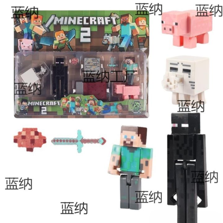 Minecraft%20Model%20Minifigure%20Building%20Blocks%20for%20Kids%20Steve%20Diamond%20Boy%20Toys%20Birthday%20Gift%20-%20Image%205