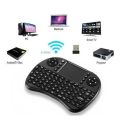 I8-B Mini Wireless Keyboard Rechargable Backlit Mini Keyboard With Touchpad Mouse - For Android Tv / Smart Tv  - Keyboard - Wireless Keyboard. 