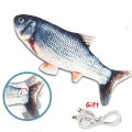 Baby Electric Plush Toy Simulation Animal Electric Swing Fish Pacify Toy Cat Pet Toy Gift.