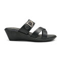 BATA (WOMEN) VIOLET LADIES CHAPPALS WEDGE SLIP ON.
