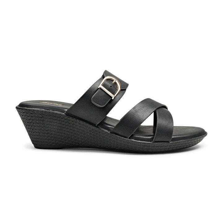 BATA (WOMEN) VIOLET LADIES CHAPPALS WEDGE SLIP ON