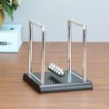 Portable Newtons Cradle Balance Metal Ball Science Physic Toy Fingertip Fidget Swinging Ball Toy for Desktop Anti-stress. 