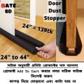 Best Door Dust Stopper & Draft Stopper , Insect & AC Air Stopper , Door Gap & Bottom Seal - All Size(24" to 44")Black Color. 