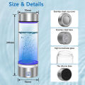 Hydrogen Water Bottle Portable Rechargeable 3 Min Quick Electrolysis Water Ionizer Machine Office Travel Daily Gift. 