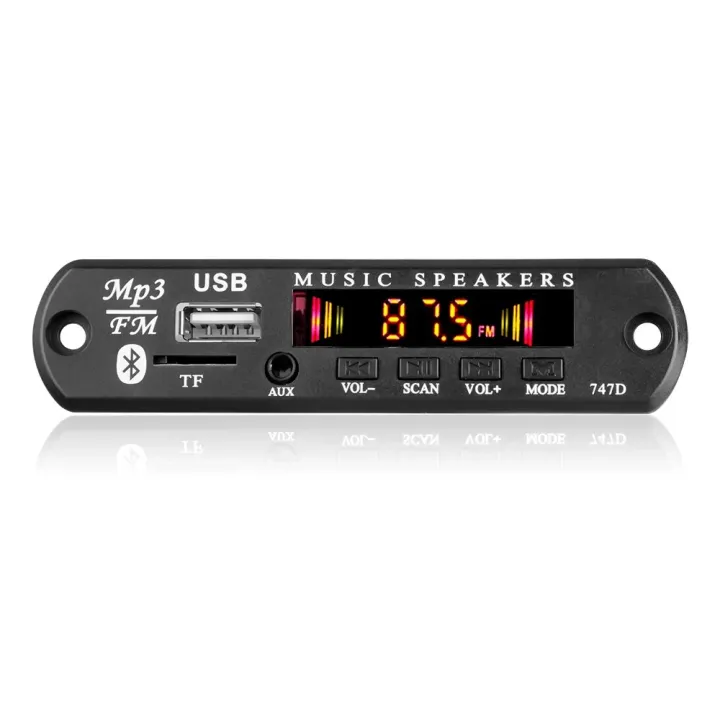 MP3%20Decoder%20Board%209V-12V%20Wireless%20Bluetooth%205.0%20MP3%20Player%20with%20Remote%20Control%20Car%20Audio%20FM%20Radio%20Module%20Support%20USB%20TF%20AUX%20-%20Image%202