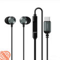 REMAX RM-512A TYPE-C WIRED EARPHONE BLACK.. 