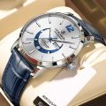 Man Watches Men Quartz Wristwatch Fashion Waterproof Date Clock Male Leather Wrist Watches For Men.