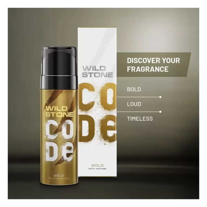 Wild Stone Code Gold Body Perfume Refreshing & LongLasting Fragrance
