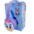 TK-688J Internet celebrity Donald Duck cartoon headset foldable bass heavy bass children's student headset bluetooth headset.