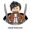 Attack On Titan Mini Action Figures Eren Jaeger Mikasa Ackerman Levi Ackerman Hot Anime Bricks Building Block Toys for Children.