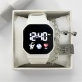 Spaceman Watch Primary School Children Girls Boys Junior High School Good-looking Children Waterproof Luminous Electronic Watch. 