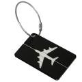 Luggage Tag Plain Aluminium Metal Travel Luggage Tags Suitcase Card Holder Baggage Name Plate. 