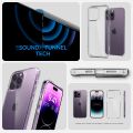 For Apple iPhone 14 Pro Premium Silicone Case Crystal Clear Soft TPU Ultra-Thin Transparent Flexible Protective Mobile Phone Back Cover.