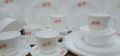 32 Pcs Pyrex Opal Glassware White Oven Save Dinner Set. Model Red Pata - Dinner Set - dinner set.