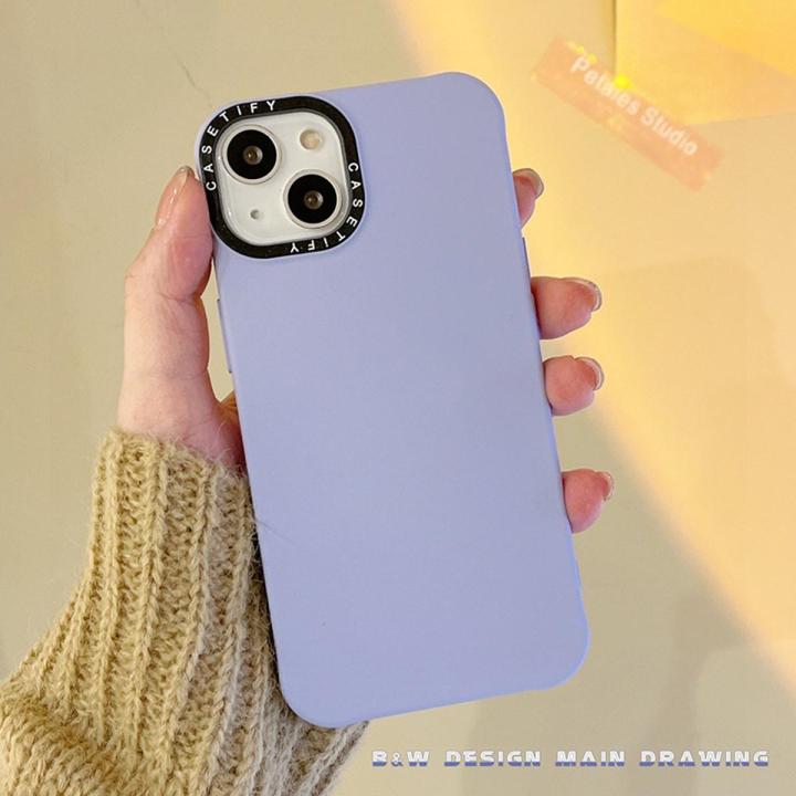 Casetify Silicone Flannel Four Corners Anti-drop Simple luxury