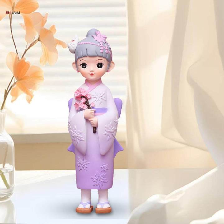 Japanese%20Kimono%20Geisha%20Doll%20Resin%20Statue%20Birthday%20Desk%20Asian%20Kabuki%20Figurine%20-%20Image%204