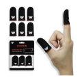 2 Pcs Finger Sleeves - Black Colour / Cover Sweat Proof Gaming Finger. 