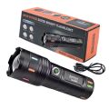 High Power Sanford Super Bright Flashlight – Slide Zoom White Laser LED Edition with 30000mah battery.