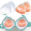 1pair Women Push Up Pad Bra Cup Thicker Silicone Bra Insert Pad Stickers Patch Bikini Inserts for Swimsuit. 