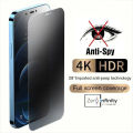 Full Cover Anti-Spy Screen Protector For iPhone 13 Series/14 Series/15 Series Privacy Glass For iPhone 13 Series/14 Series/15 Series Tempered Glass. 