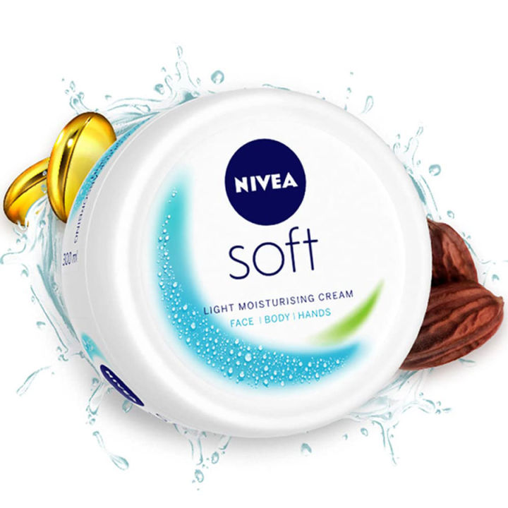 Nivea Soft Light Jar Moisturising Cream - 300ml (Indian)