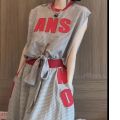 2023New Summer Clothes Matching a Set of Slightly Fat Hong Kong Style High-Grade Suit Skirt Lively Youthful-Looking Two-Piece Set Summer.