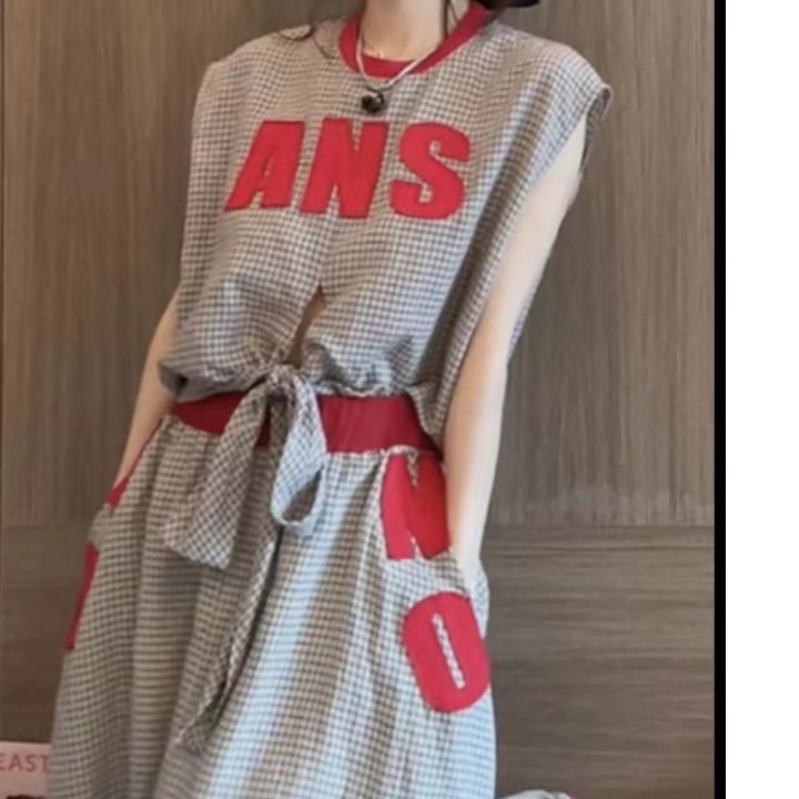 2023New%20Summer%20Clothes%20Matching%20a%20Set%20of%20Slightly%20Fat%20Hong%20Kong%20Style%20High-Grade%20Suit%20Skirt%20Lively%20Youthful-Looking%20Two-Piece%20Set%20Summer%20-%20Image%202
