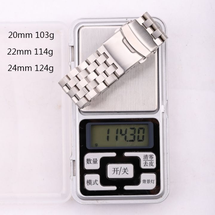 Stainless%20Steel%20Watch%20Strap%20Bracelet%2018mm%2020mm%2022mm%2024mm%20Women%20Men%20Solid%20Metal%20Brushed%20Watch%20Band%20For%20Gear%20S3%20Watch%20Accessories%20-%20Image%207