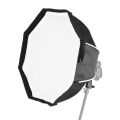 TRIOPO 65cm Foldable 8-Pole Octagon Softbox - black. 