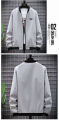 Men's Casual Long Sleeve Zipper Baseball Collar Bomber Jacket, Chic And Trendy Regular Fit Windbreaker Jacket For Spring. 