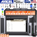 ANCEL HD8000 12v-24vDiesel Heavy Duty HD Truck Scanner D.PF Regen OBD2 Diagnostic Tool Oil Reset Full System For Fuso Hino ISUZU.