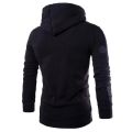 Men's Hoodies Long Sleeve Sweatshirts for Men Zipper Hooded Pullover High Neck Mens Sweatshirt Top Jacket Coat Black Sweater. 