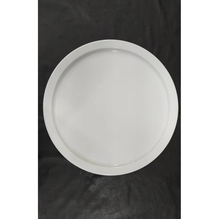 12 Inch Ceramic Round Cheese Baked Plate Pan Pizza Baking Dish