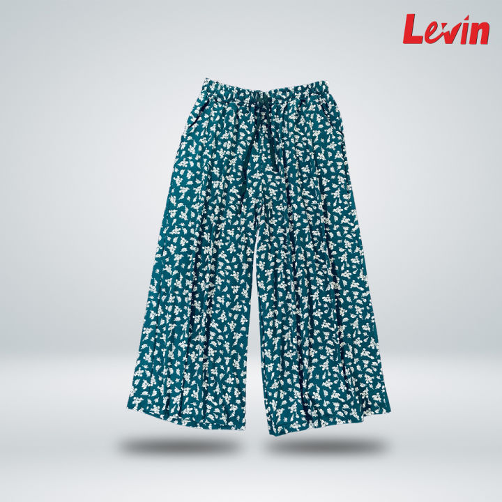 Elastic%20Waist%20Wide%20Leg%20Casual%20Printed%20Palazzo%20Capri%20Pants%20with%20Pockets%20Soft%20&%20Breathable%20For%20Women's%20From%20Levin%20-%20Image%202