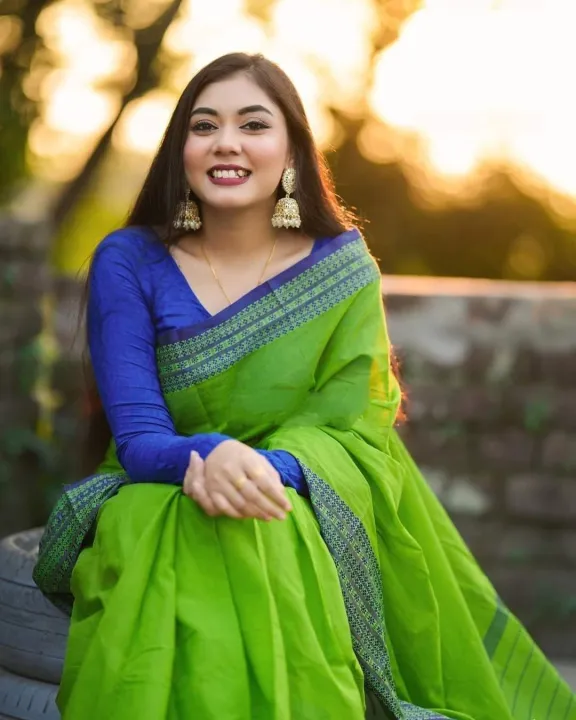 Most%20Trendy%20Exclusive%20Design%20Banana%20Leaf%20Colour%20Arong%20Cotton%20Saree%20For%20Women%20By%20Tangail%20Sari%20Collection(TAN)%20-%20sari%20-%20Image%203