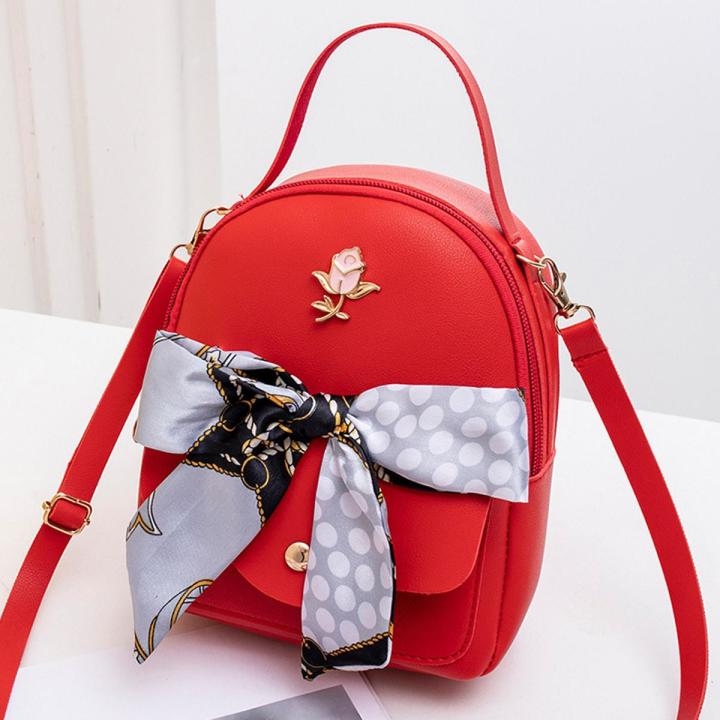 Girls Custom Logo Mini Backpack Pu Leather Crossbody Bag Handbag